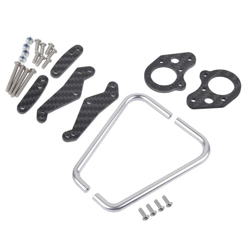 Aluminum side bumper - aluminum, w/carbon