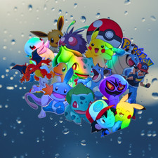 pokemon holografische sticker