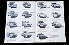 LEYLAND Spitfire Triumph MGB GT Rover P6 V8 Mini Prospekt Brochure 1976 BB