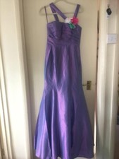  Abschlussball Party Ball Brautjungfernkleid Kleid LILA (1 von 3 Kleidern - siehe andere Farben)