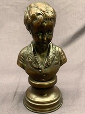 BÜSTE EINES KINDES AUS KUPFER