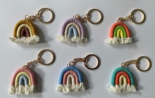 Regenbogen Anhänger Schlüsselanhänger für Kindergarten Kita Rucksack Kinder