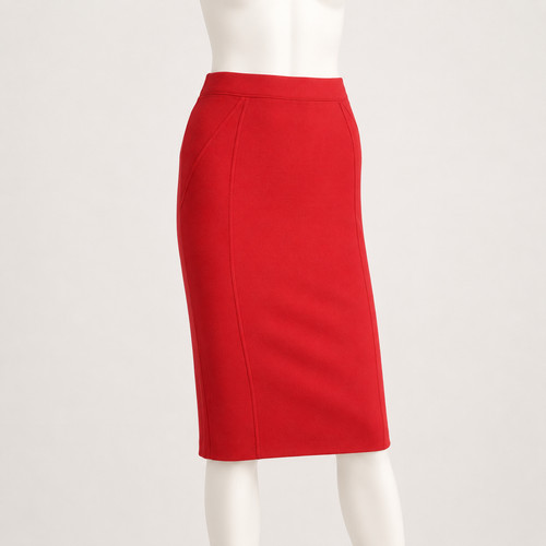 Escada roter bleistiftrock - escada,