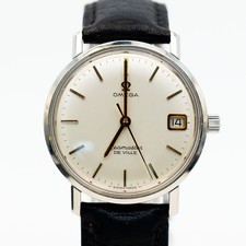Omega Seamaster Deville Uhr Ref. 136020 Stahl Automatik 33mm