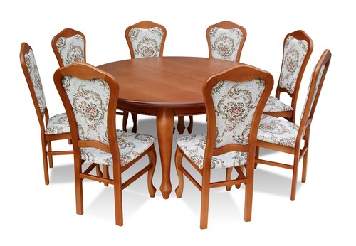 Klassischer rund runder tisch - rund,