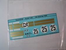 Decals 1:24 Ford GT40  von
