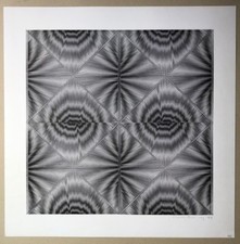 Ludwig Wilding, Ohne Titel, Zinkographie auf weißem Grund, 1969, handsigniert