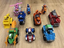 Paw Patrol Fahrzeuge und Figuren Set - Sky Rubble, Rocky, Chase, etc. 10 Stück