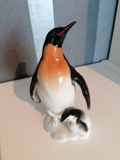 Hutschenreuther Figur Pinguin mit Kind