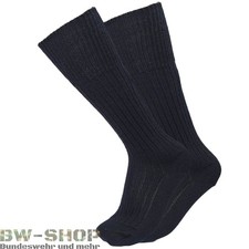 1-5er PACK ORIGINAL BUNDESWEHR SOCKEN SCHWARZ WOLLE NEU BW STRÜMPFE KNIESTRÜMPFE