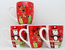 4x Weihnachtstassen-Becher aus