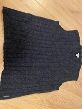 Armani Junior Strickweste Pullunder Wolle Marine Kinder Gr. 140 10 Jahre