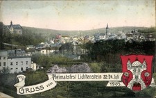 Lichtenstein sachsen - ak, in