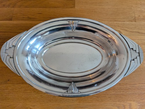 Art deco versilberte - -,
