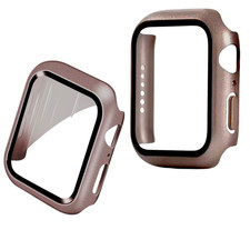 Case für Apple Watch Serie 1 2 3 4 5 6 7 8 SE Ultra 38-49mm Schutzhülle Cover 9H