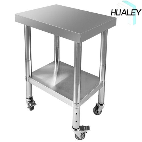 61x45cm edelstahltisch mit - 61x45cm,