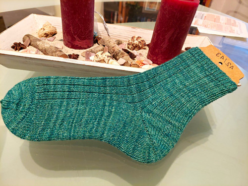 Handgestrickte socken paar - socken,