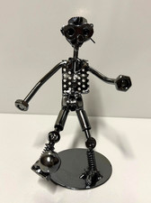 Fußballspieler aus Metall –