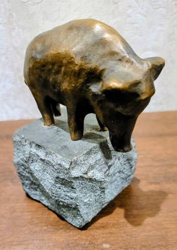 Bronze wildschwein - ,