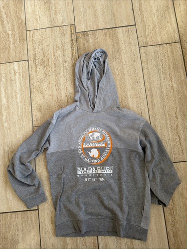 Napapijri hoodie kinder - hoodie, grau