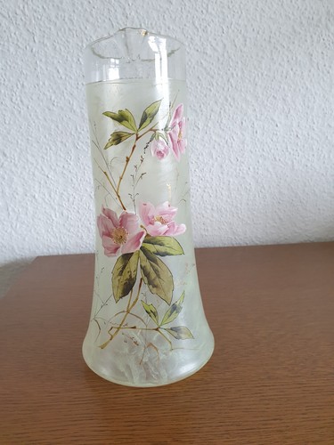 Antiker glaskrug mit henkel - glaskrug,