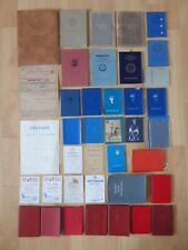 Konvolut Personalausweis Reisepass Arbeitsbuch Zeugnisse FDGB Mitgliedsbuch DDR