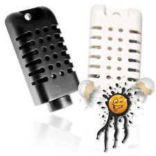 2 x Sensorgehäuse Temperatur Luftfeuchtigkeit Humidity Luft Air CO2 Sensoren