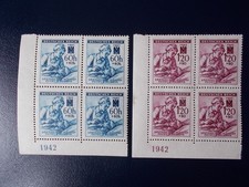 Seltene Eckrandviererblöcke