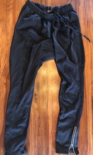 Radlerhose Herren Crane Gr. M gepolstert lang Reißverschluss Bein schwarz Winter