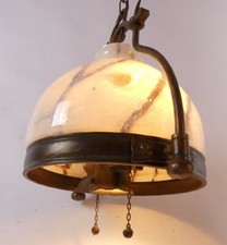 MASSIVE GESCHMIEDETE WIRTSHAUS GASTHAUS KNEIPEN PETROLEM HÄNGELAMPE ELEKTRISCH