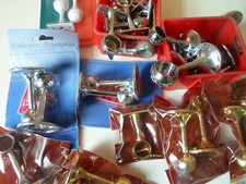 Reling End- & Mittelträgerwinkel OVAL RUND Garderobe Handtuchhalter & Stangen