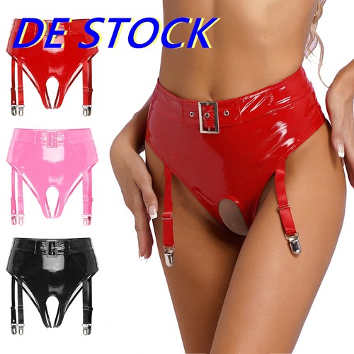Sexy damen wetlook string - sexy,