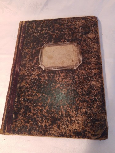 Antikes notenbuch a - notenbuch:, w.