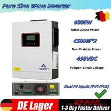 6KW Solar Wechselrichter Hybrid Off Grid 6000W MPPT 230V ohne Batterie Inverter