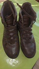 Adidas Stiefelette Wanderschuhe Vintage Retro Sohle  Gr.46 UK 11 Braun