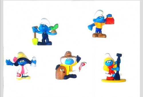 Schlümpfe schleich 2022 5er - schlümpfe,