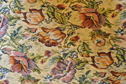 Stoff gobelin vintage bunt - vintage,,