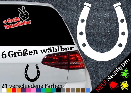 Hufeisen aufkleber - hufeisen,