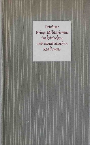 Frieden krieg militarismus - frieden,,