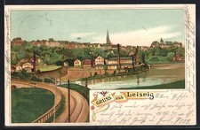 Künstler-AK Leisnig
