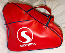 VINTAGE Czechoslovakia SILVRETTA/FABER Damen Schlittschuhe Weiß 39 + Tragetasche