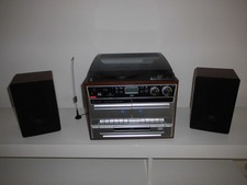 Soundmaster MCD5550DBR UKW DAB+ Radio mit Doppelkassette, CD-MP3, Plattenspieler