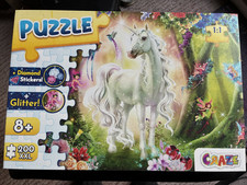 CRAZE Puzzle 200 Teile  Einhorn mit Elfen