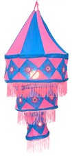 Indische stofflaterne orissa - indische, stofflaterne,