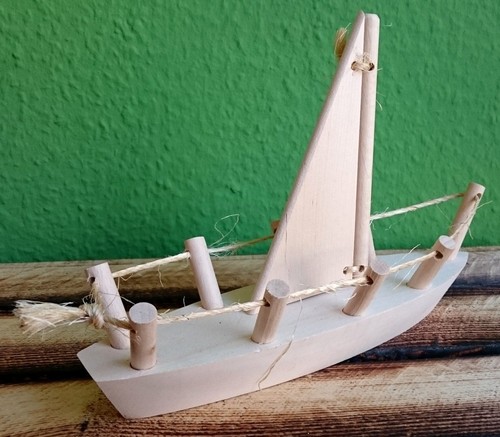 Segelboot holzspielzeug - segelboot,