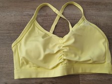 Gelber Sport-BH von Gymshark Gr. S