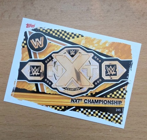 Wwe nxt championship topps - wwe,