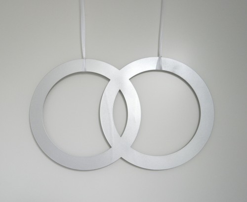 Deko ringe doppelring türdeko - deko-ringe,