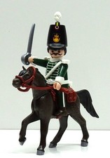GARDE REITER GRÜN HUSAR DRAGONER M Playmobil zu Franzose Napoleon Custom RAR !