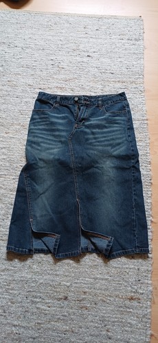 Dunkelblauer jeansrock von - dunkelblauer,